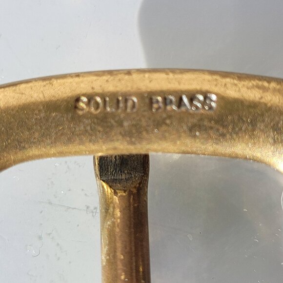 2-Pack Women's Leather Belts with Solid Brass Buckle Size S - Picture 8 of 12